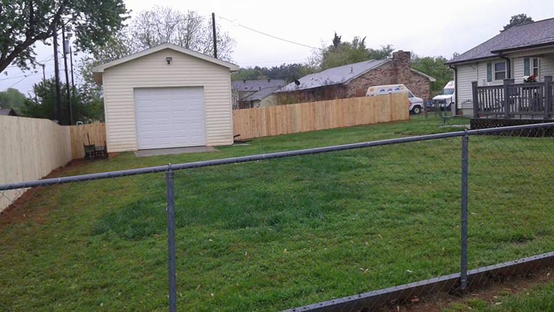 Chain Link project by J & G Fence Company