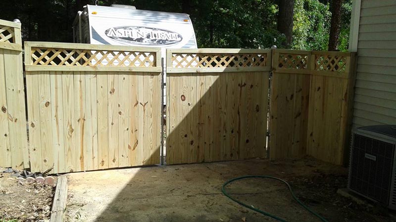 Wood Fence project by J & G Fence Company
