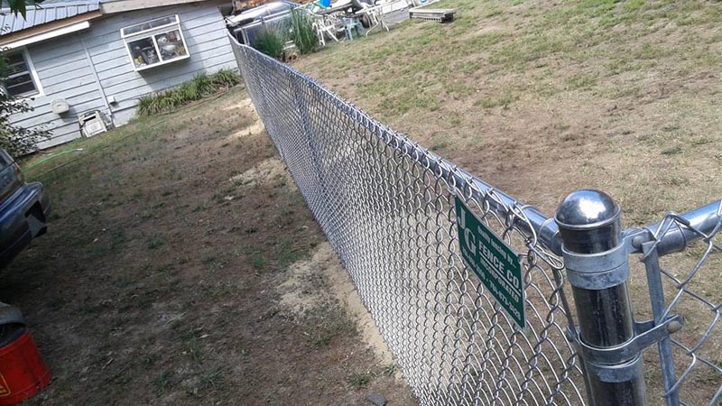 Chain Link project by J & G Fence Company