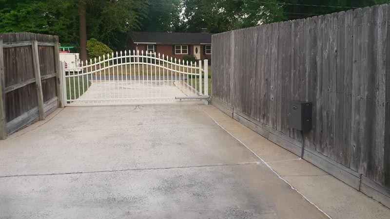 Automatic Gates project by J & G Fence Company