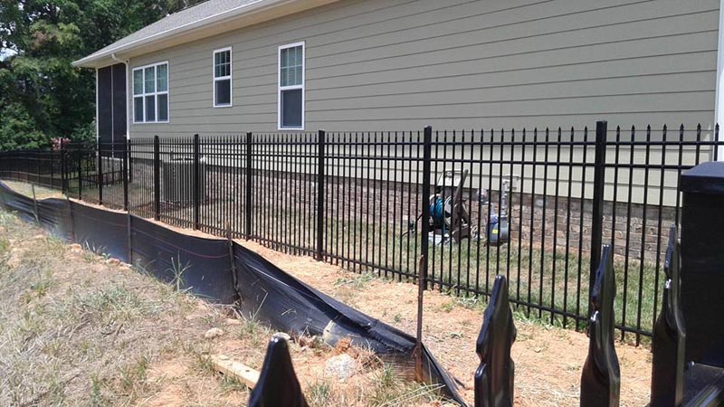 Ornamental Fence project by J & G Fence Company