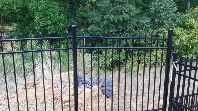 Metal Fence project by J & G Fence Company