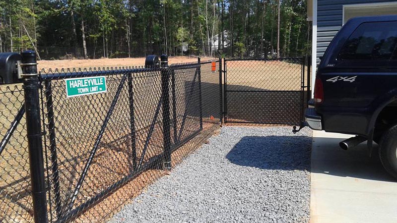 Chain Link project by J & G Fence Company
