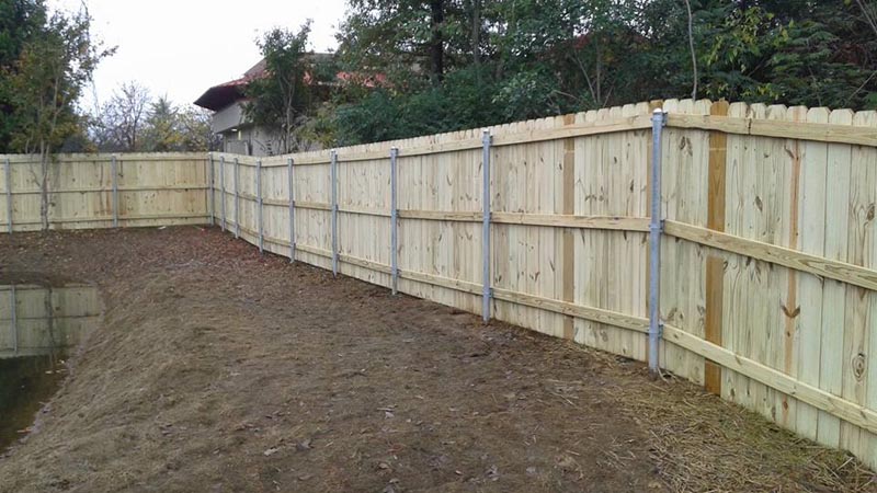 Wood Fence project by J & G Fence Company