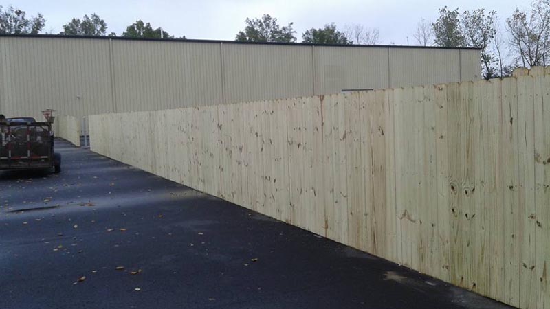 Wood Fence project by J & G Fence Company