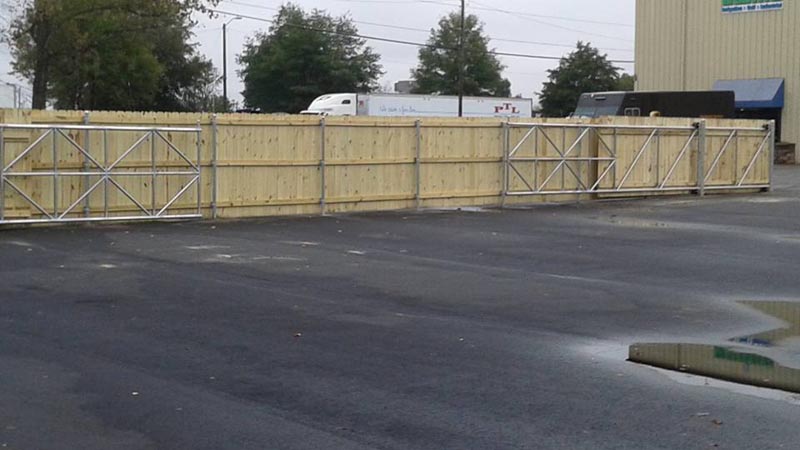 Fence project completed by J & G Fence Company